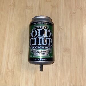 Old Chub Scotch Ale Tap Handle Beer Can Style Oskar Blues Brewery Colorado